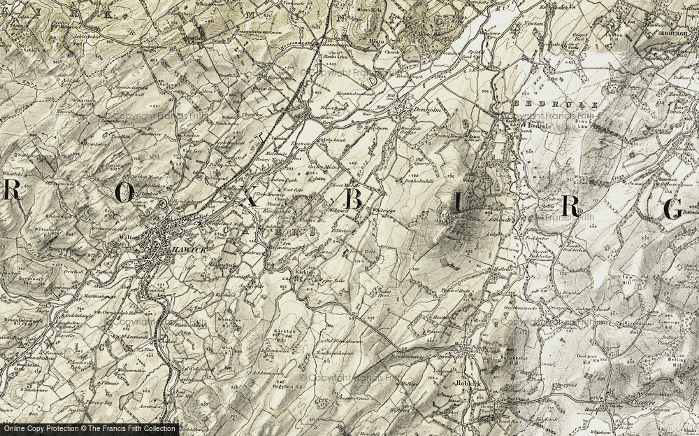 Old Map of Effledge, 1901-1904 in 1901-1904