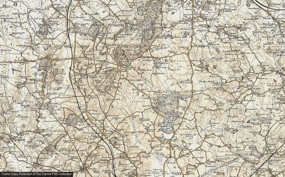 Old Map of Egerton Green, 1902 in 1902