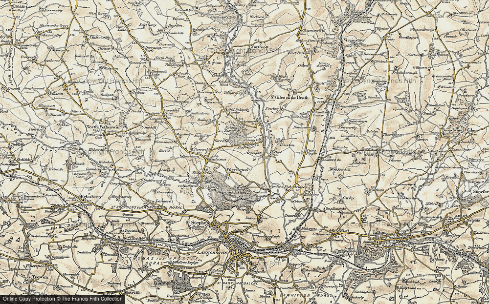 Old Map of Eggbeare, 1900 in 1900
