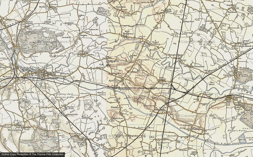 Old Map of Eggborough, 1903 in 1903