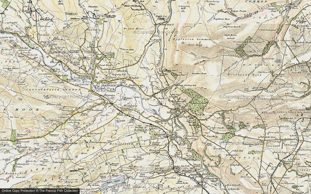 Old Map of Egglesburn, 1903-1904 in 1903-1904