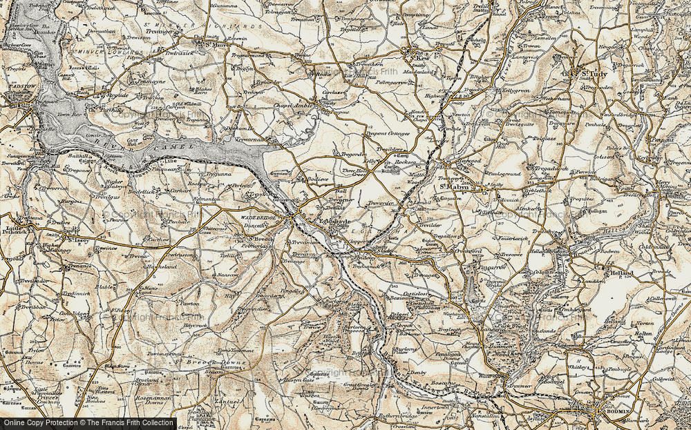 Old Map of Egloshayle, 1900 in 1900