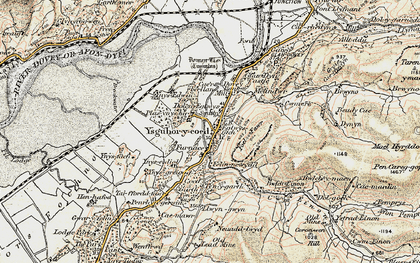 Old map of Ynys-hir Nature Reserve in 1902-1903