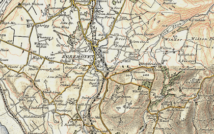 Old map of Egremont in 1903-1904