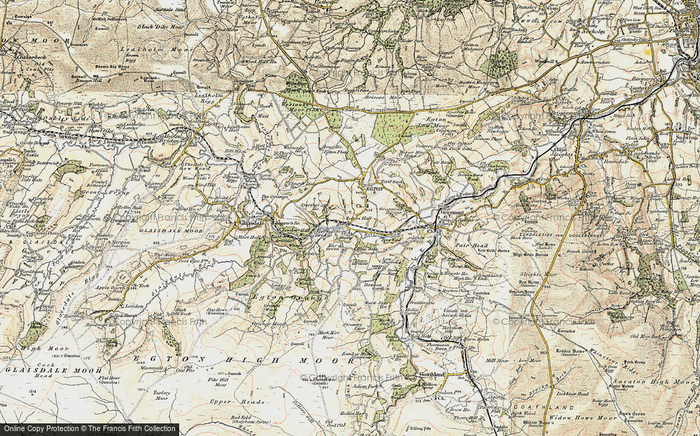 Old Map of Egton Bridge, 1903-1904 in 1903-1904