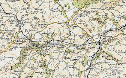 Old map of Limber Hill Wood in 1903-1904