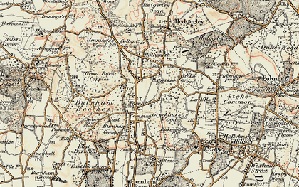 Old map of Egypt in 1897-1909