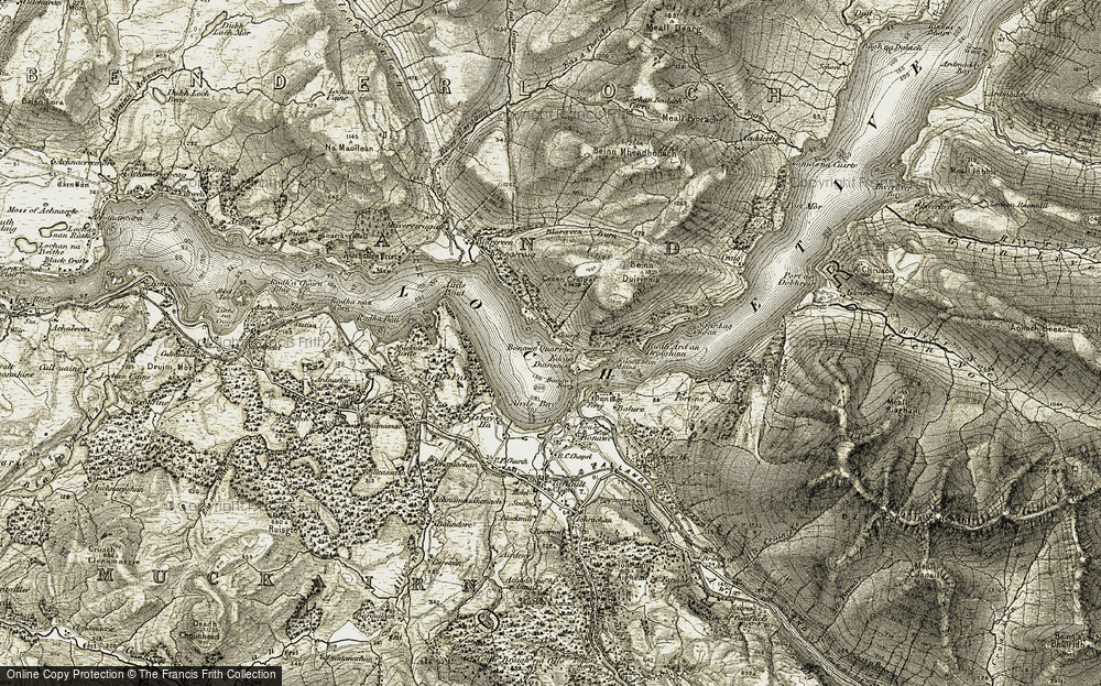 Old Map of Eilean Duirinnis, 1906-1907 in 1906-1907