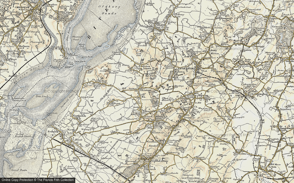 Old Map of Elberton, 1899 in 1899