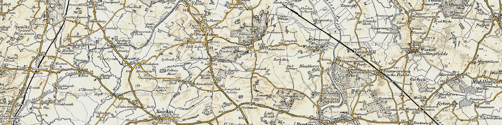 Old map of Elbridge in 1902