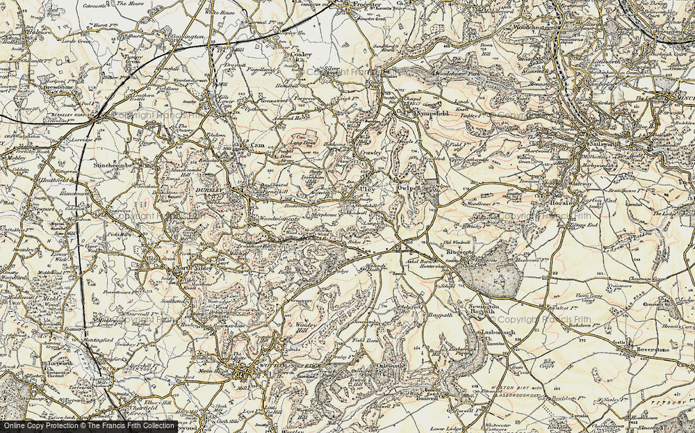 Old Map of Elcombe, 1898-1900 in 1898-1900