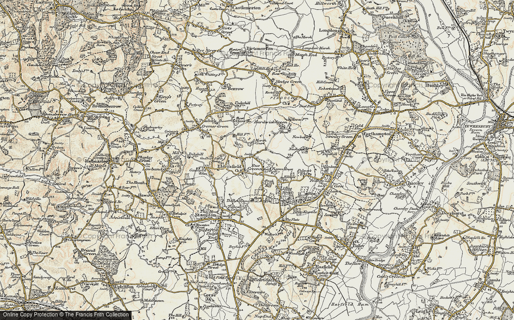 Old Map of Eldersfield, 1899-1900 in 1899-1900