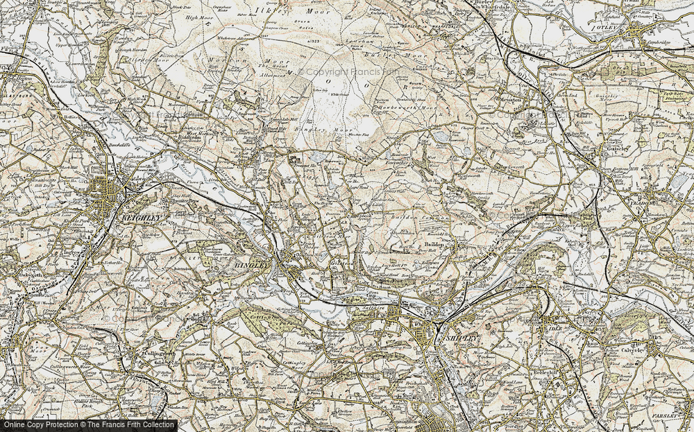 Old Map of Eldwick, 1903-1904 in 1903-1904