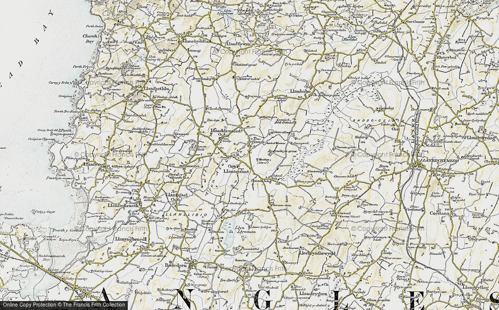 Old Map of Elim, 1903-1910 in 1903-1910