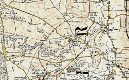 Old map of Elkesley in 1902-1903