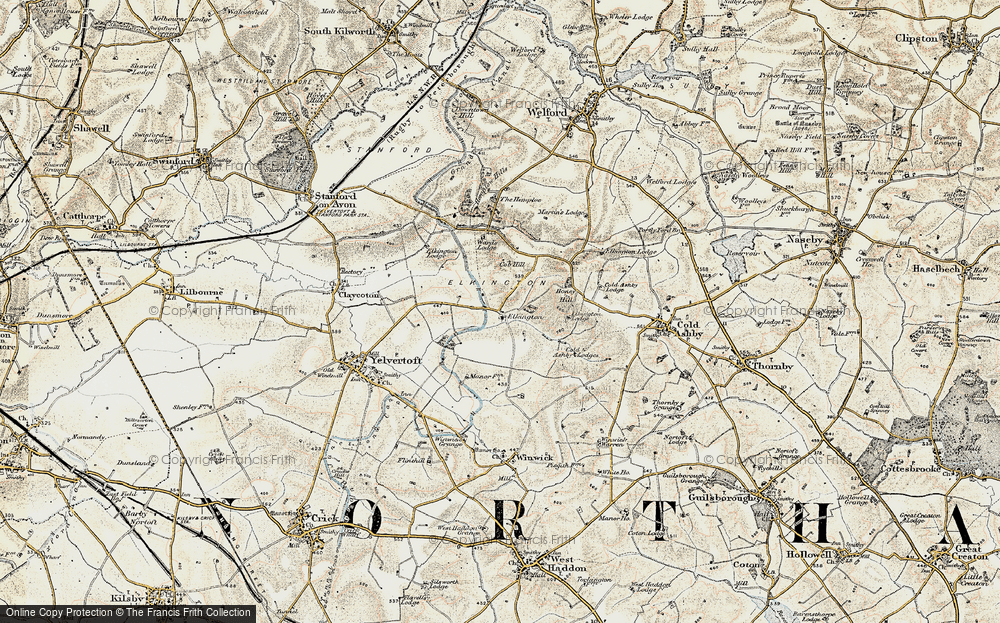 Old Map of Elkington, 1901-1902 in 1901-1902