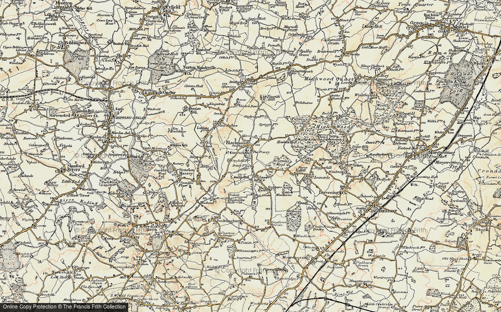 Old Map of Elkins Green, 1898 in 1898