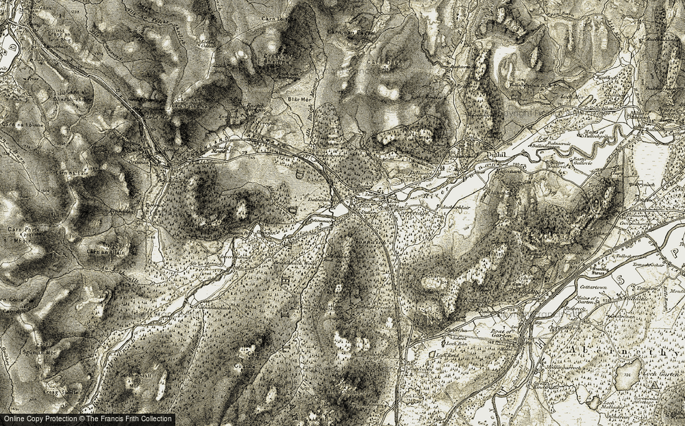 Old Map of Ellan, 1908-1911 in 1908-1911