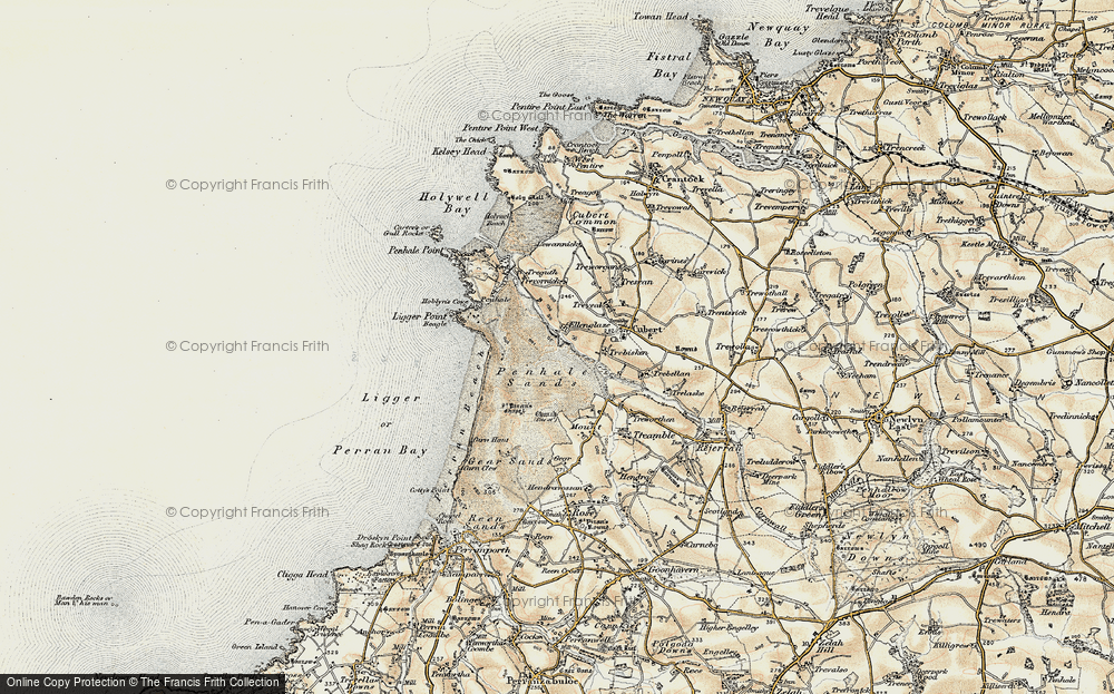 St Piran Cornwall Map Old Maps Of St Piran's Oratory, Cornwall - Francis Frith