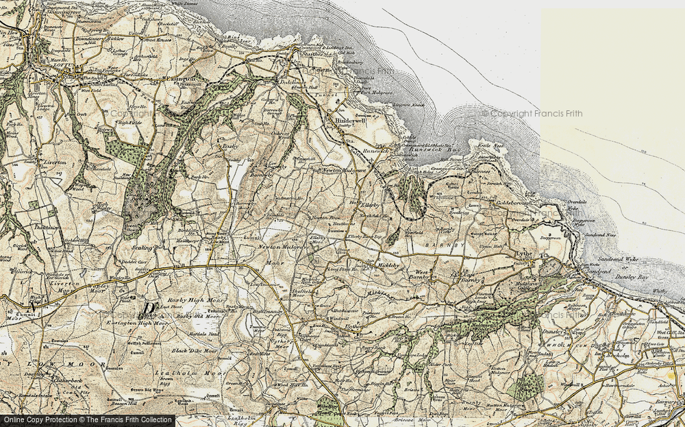 Old Map of Ellerby, 1903-1904 in 1903-1904