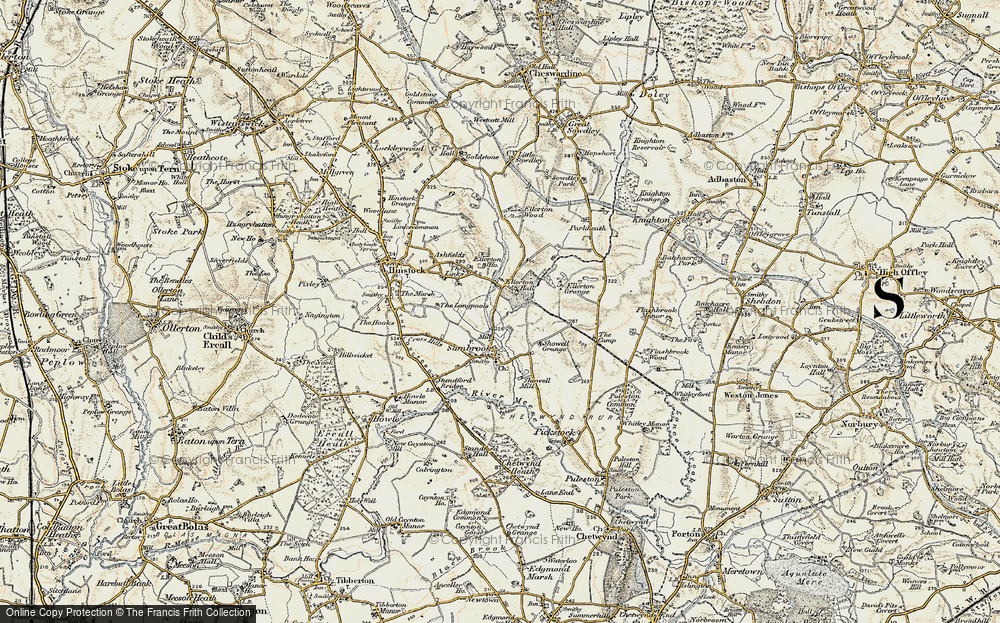 Old Map of Ellerton, 1902 in 1902
