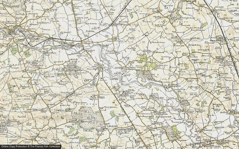 Old Map of Ellerton, 1903-1904 in 1903-1904