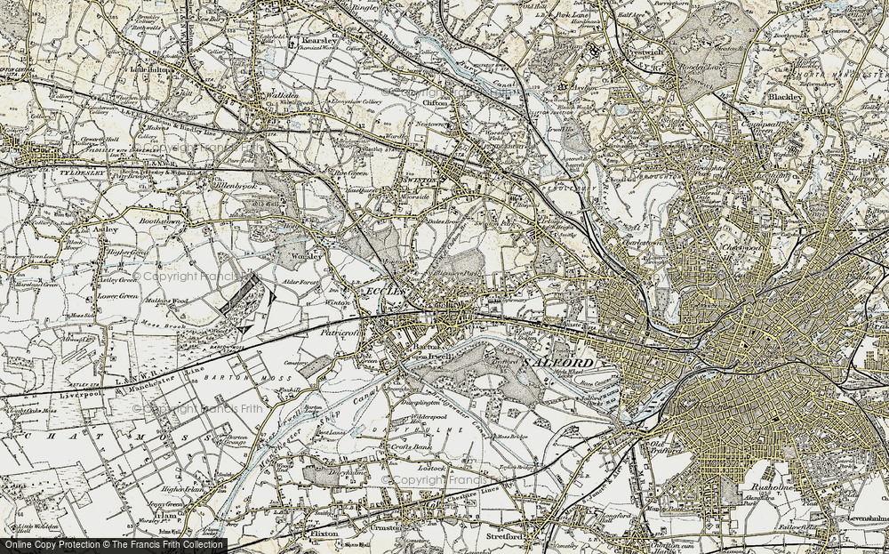 Old Map of Ellesmere Park, 1903 in 1903