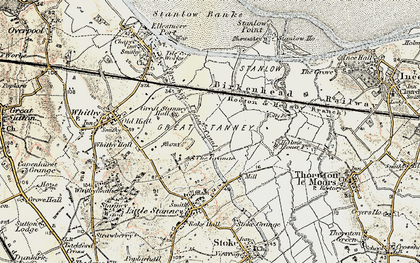 Old map of Ellesmere Port in 1902-1903