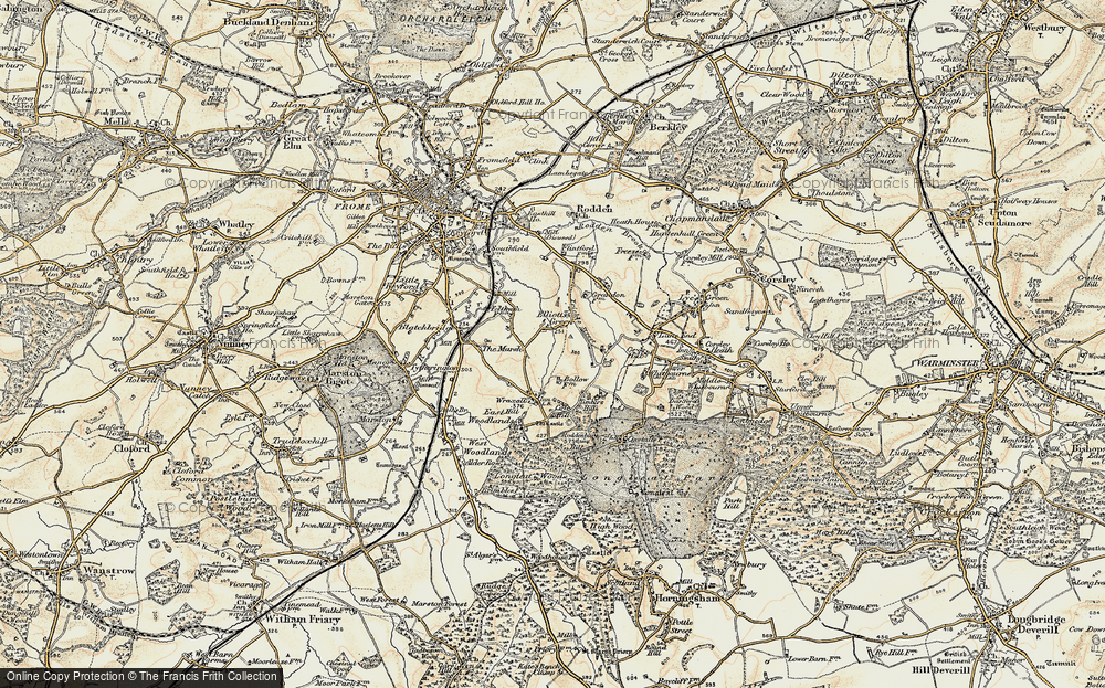 Old Map of Elliots Green, 1897-1899 in 1897-1899