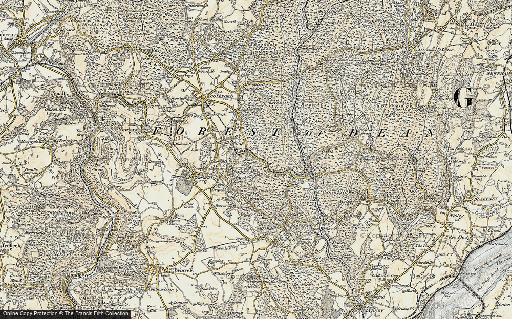 Old Map of Ellwood, 1899-1900 in 1899-1900