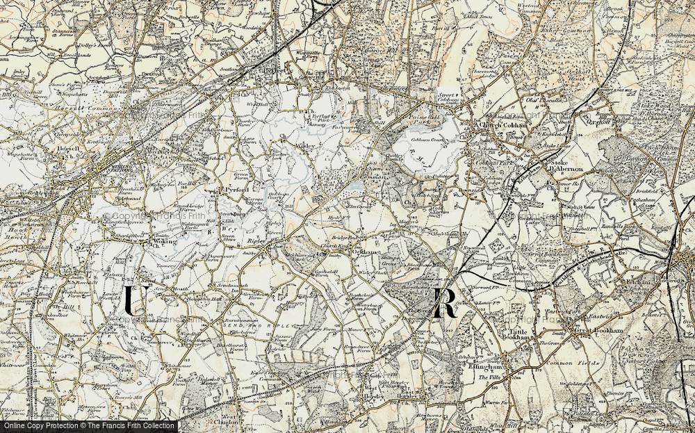 Old Map of Elm Corner, 1897-1909 in 1897-1909