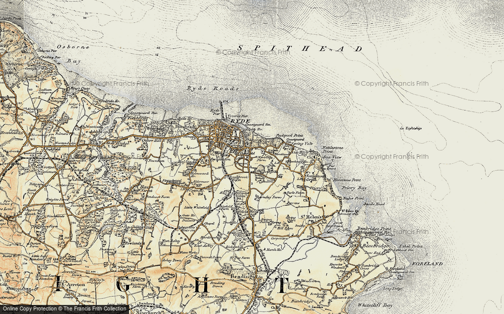 Old Map of Elmfield, 1899 in 1899