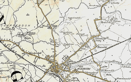 Old map of Elmhurst in 1898