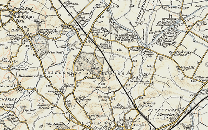 Old map of Elmhurst in 1902