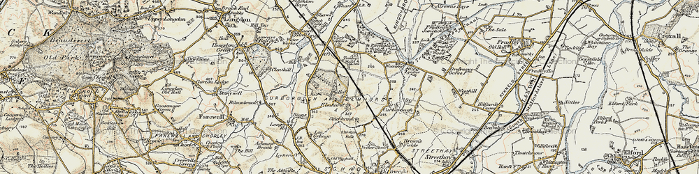 Old map of Elmhurst in 1902