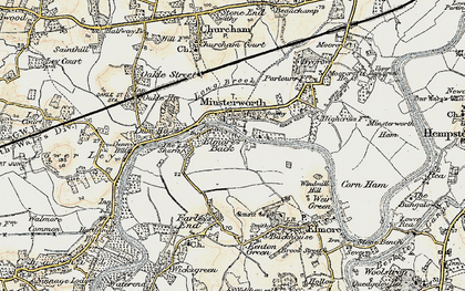 Old map of Elmore Back in 1898-1900