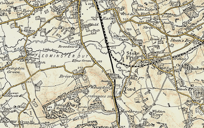 Old map of Elms Green in 1900-1902