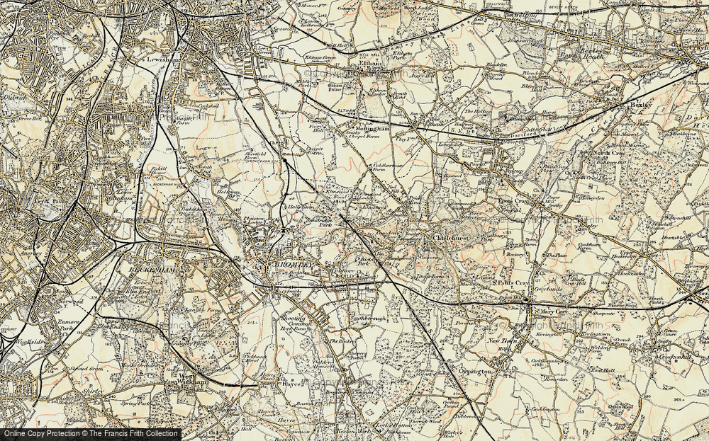 Old Map of Elmstead, 1897-1902 in 1897-1902