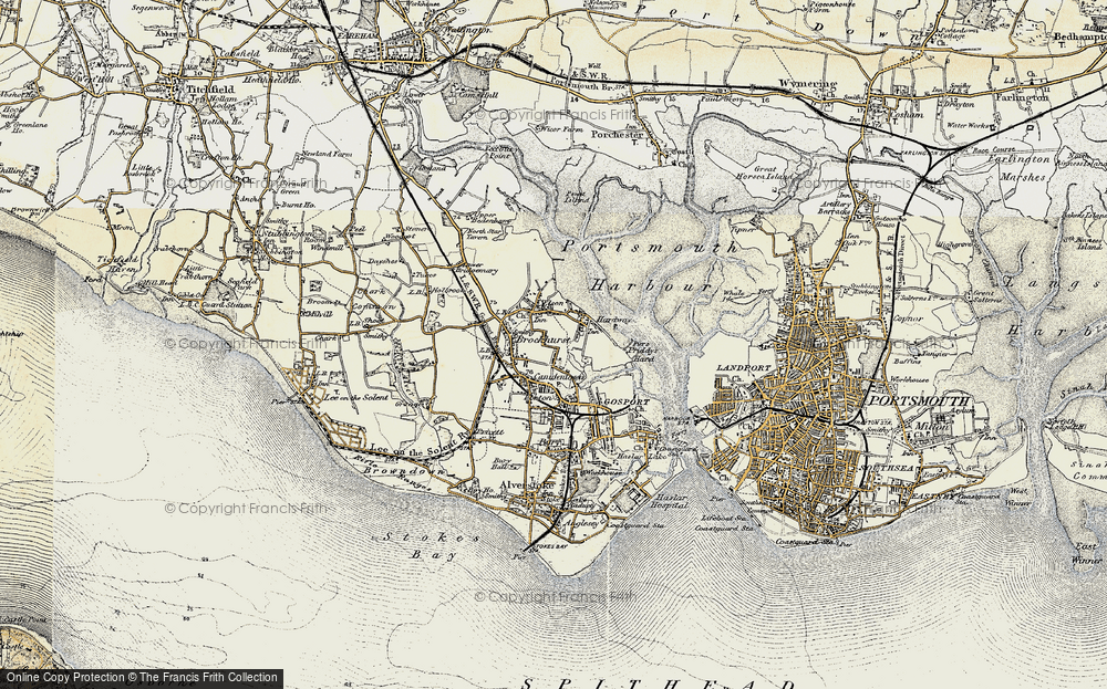 Old Map of Elson, 1897-1899 in 1897-1899