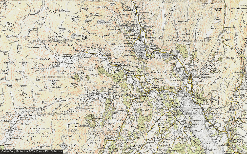 Old Map of Historic Map covering Baysbrown in 1903-1904