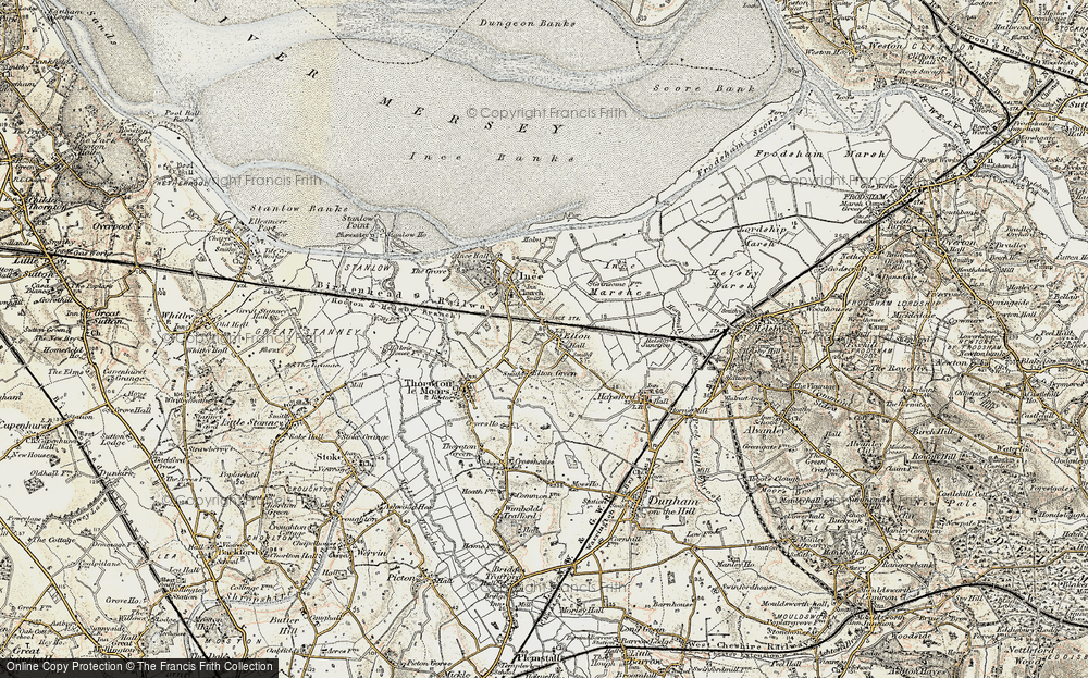 Old Map of Elton, 1902-1903 in 1902-1903