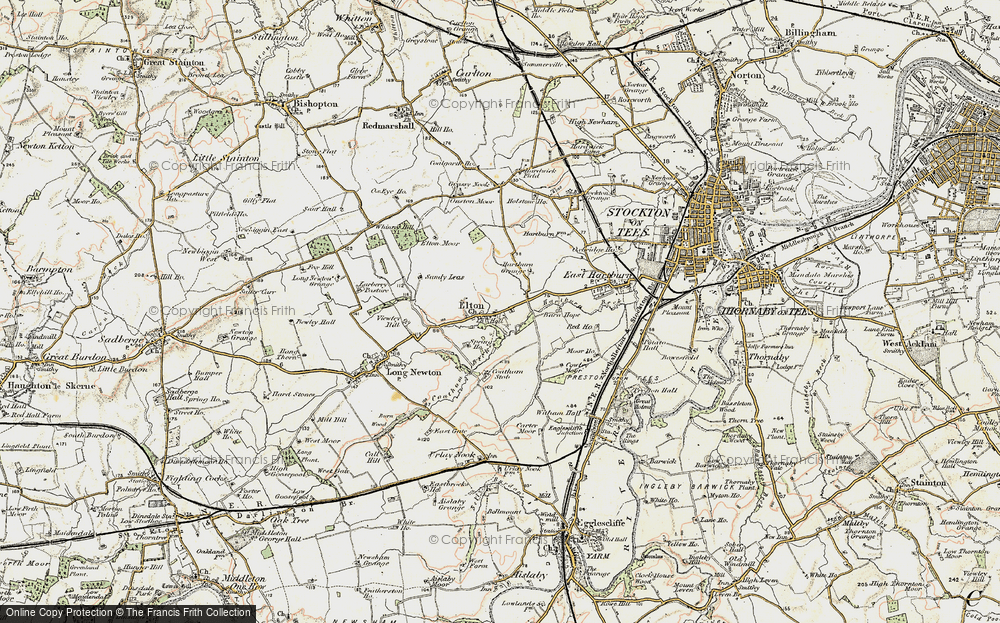 Old Map of Elton, 1903-1904 in 1903-1904