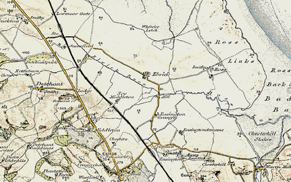 Old map of White Hill in 1901-1903