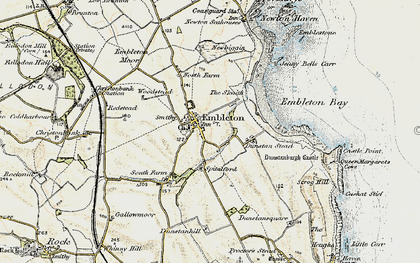Old map of Embleton in 1901-1903