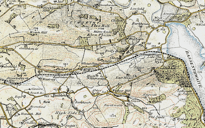 Old map of Embleton in 1901-1904