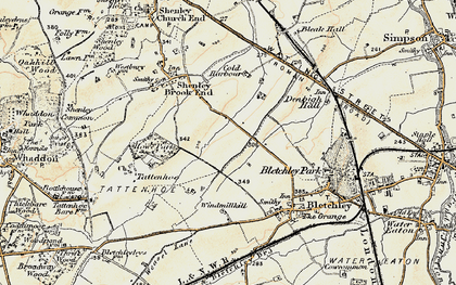Old map of Emerson Valley in 1898-1901