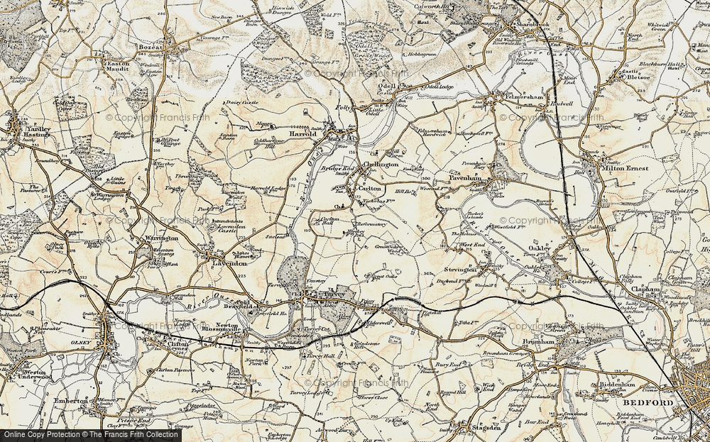 Old Map of Emmaus Village Carlton, 1898-1901 in 1898-1901