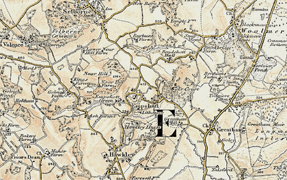 Old map of Empshott in 1897-1900