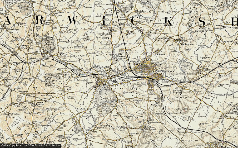 Old Map of Emscote, 1899-1902 in 1899-1902