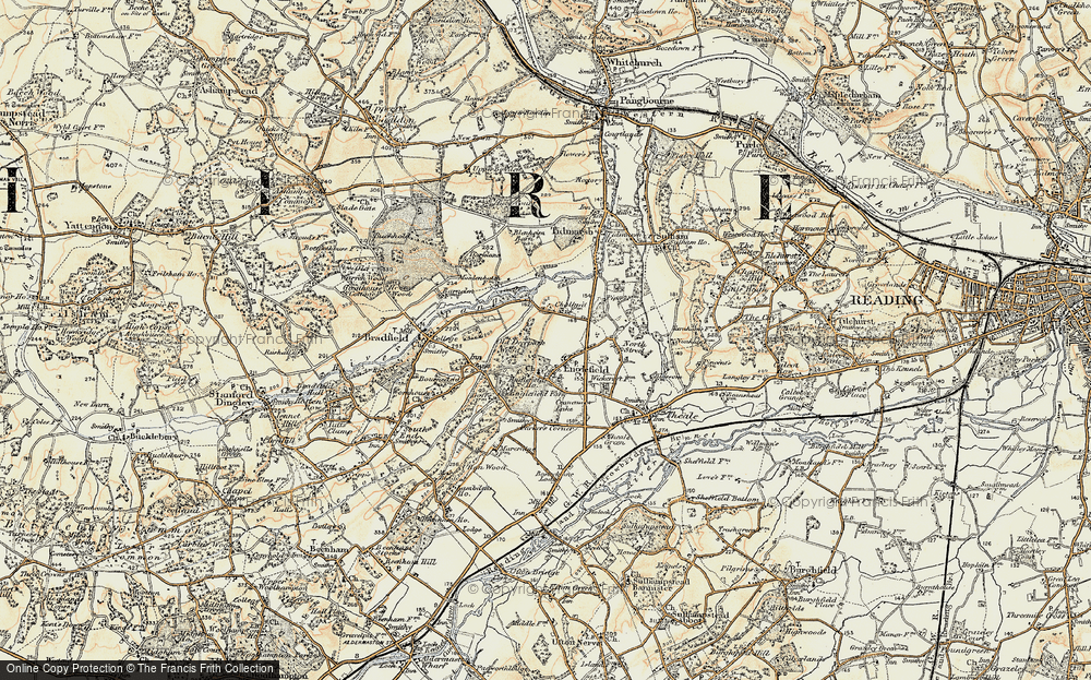Old Map of Englefield, 1897-1900 in 1897-1900